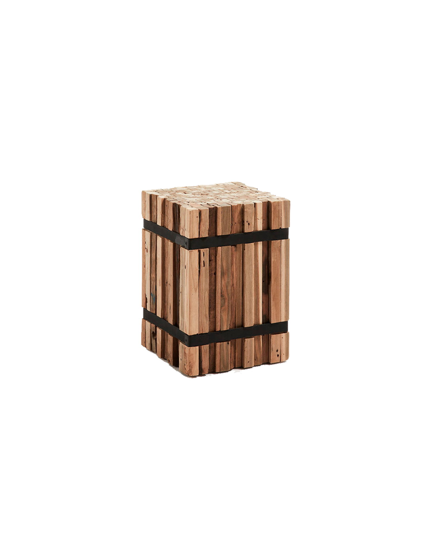 Puff bloque de madera